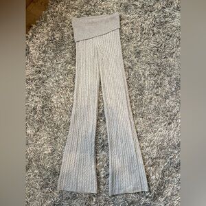 Blanc Clothing Knit Flare Legging - Heather Grey - Medium